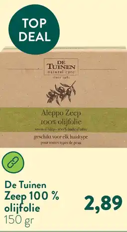 Holland & Barrett Zeep 100 % olijfolie aanbieding