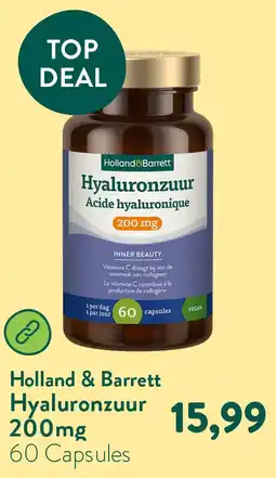 Holland & Barrett Hyaluronzuur 200mg aanbieding