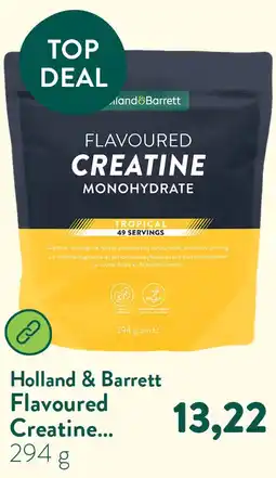 Holland & Barrett Flavoured Creatine Monohydraat Tropical - 294g aanbieding