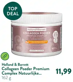 Holland & Barrett Collageen Poeder Premium Complex Natuurlijke Sinaasappelsmaak aanbieding