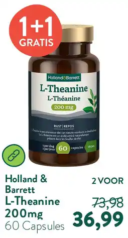 Holland & Barrett L-Theanine 200mg aanbieding