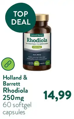 Holland & Barrett Rhodiola 250mg aanbieding