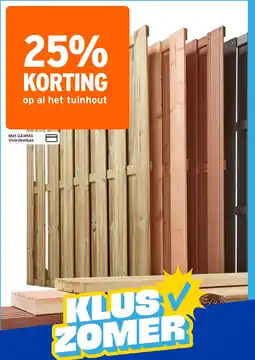GAMMA op al het tuinhout aanbieding