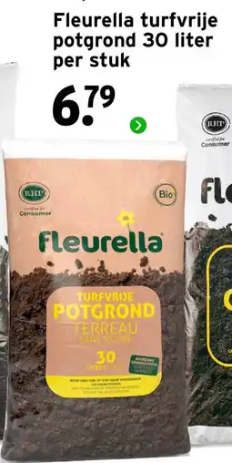 GAMMA Fleurella turfvrije potgrond 30 liter aanbieding