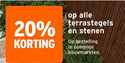 GAMMA op alle terrastegels en stenen aanbieding