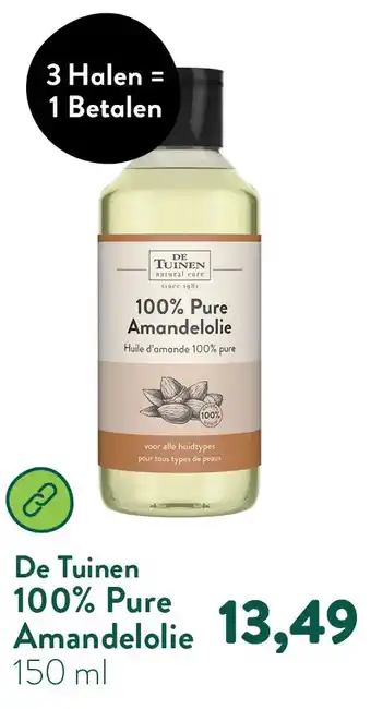 Holland & Barrett 100% Pure Amandelolie aanbieding