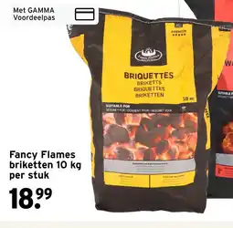 GAMMA Fancy Flames briketten 10 kg aanbieding