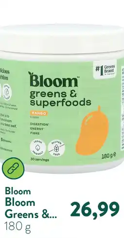 Holland & Barrett Bloom Greens & Superfoods Mango aanbieding