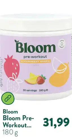 Holland & Barrett Bloom Pre-Workout Strawberry Mango aanbieding