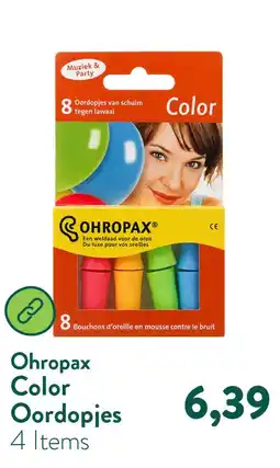 Holland & Barrett Color Oordopjes aanbieding