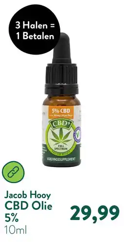 Holland & Barrett CBD Olie 5% aanbieding
