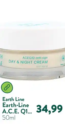 Holland & Barrett Earth·Line A.C.E. Q10 Dag & Nachtcrème aanbieding
