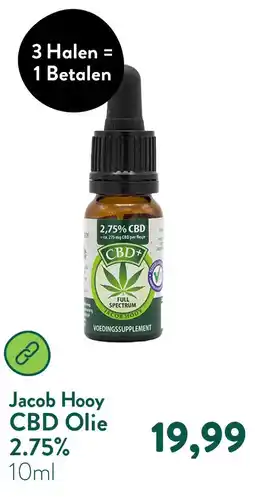 Holland & Barrett CBD Olie 2.75% aanbieding