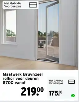 GAMMA Maatwerk Bruynzeel rolhor voor deuren S700 vanaf aanbieding