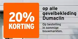 GAMMA op alle gevelbekleding Dumaclin aanbieding