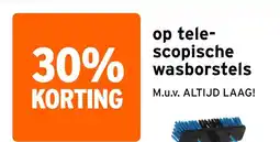 GAMMA op tele- scopische wasborstels aanbieding
