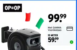 GAMMA GAMMA wandslangbox aanbieding