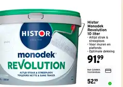 GAMMA Histor Monodek Revolution 10 liter aanbieding