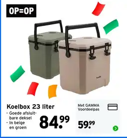 GAMMA Koelbox 23 liter aanbieding