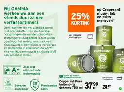 GAMMA Copperant Pura buitenbeits dekken aanbieding