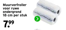 GAMMA Muurverfroller voor ruwe ondergrond 18 cm aanbieding