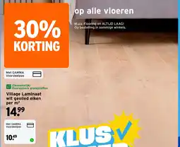 GAMMA Village Laminaat wit geolied eiken aanbieding