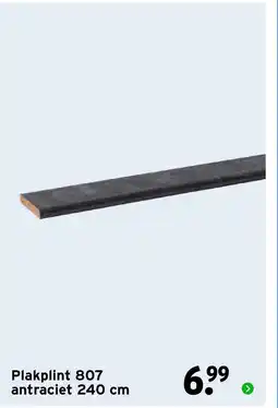 GAMMA Plakplint 807 antraciet aanbieding