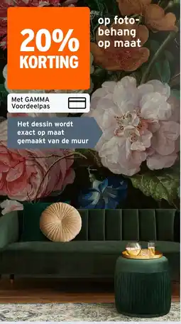 GAMMA op foto- behang op maat aanbieding
