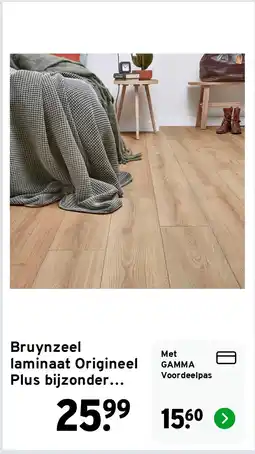 GAMMA Bruynzeel laminaat Origineel Plus bijzonder bruin aanbieding