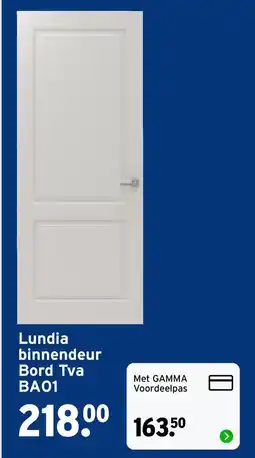 GAMMA Lundia binnendeur Bord Tva aanbieding