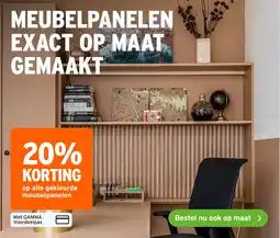 GAMMA op alle gekleurde meubelpanelen aanbieding