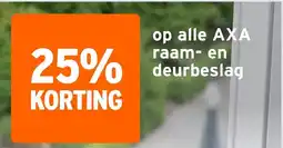 GAMMA op alle AXA deurbeslag aanbieding