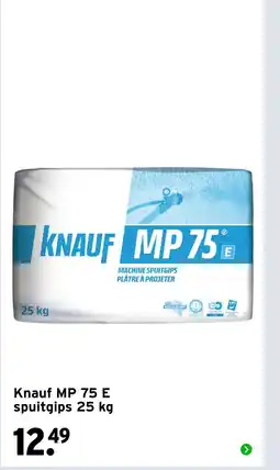 GAMMA Knauf MP 75 E spuitgips aanbieding