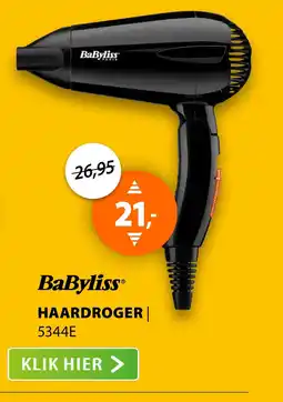 Expert BaByliss 5344E Zwart aanbieding