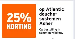 GAMMA op Atlantic douche- systemen Asher aanbieding