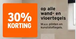 GAMMA op alle wand- en vloertegels aanbieding