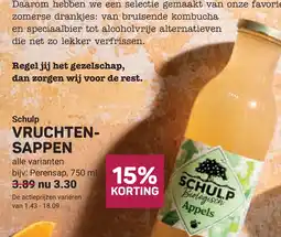 Ekoplaza Schulp VRUCHTEN- SAPPEN aanbieding