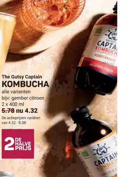 Ekoplaza The Gutsy Captain KOMBUCHA aanbieding