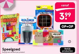 Etos Speelgoed aanbieding