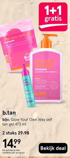 Etos b.tan aanbieding