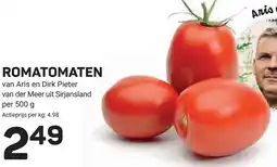 Ekoplaza ROMATOMATEN van Aris en Dirk Pieter aanbieding