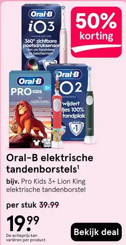 Etos Oral-B elektrische tandenborstels¹ aanbieding