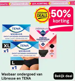 Etos Wasbaar ondergoed van Libresse en TENA aanbieding