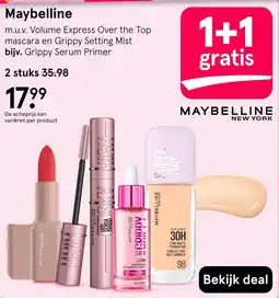 Etos Maybelline aanbieding
