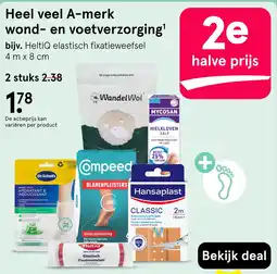 Etos Heel veel A-merk wond- en voetverzorging' aanbieding