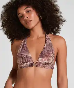 Hunkemoller Hunkemöller Triangle Bikinitop Ibiza Paars aanbieding