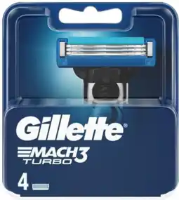 De Online Drogist Gillette Mach3 Turbo Scheermesjes aanbieding