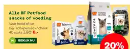 Welkoop Alle BF Petfood snacks of voeding aanbieding