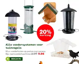 Welkoop Alle voedersystemen voor tuinvogels aanbieding