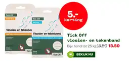 Welkoop Tick Off vlooien- en tekenband aanbieding